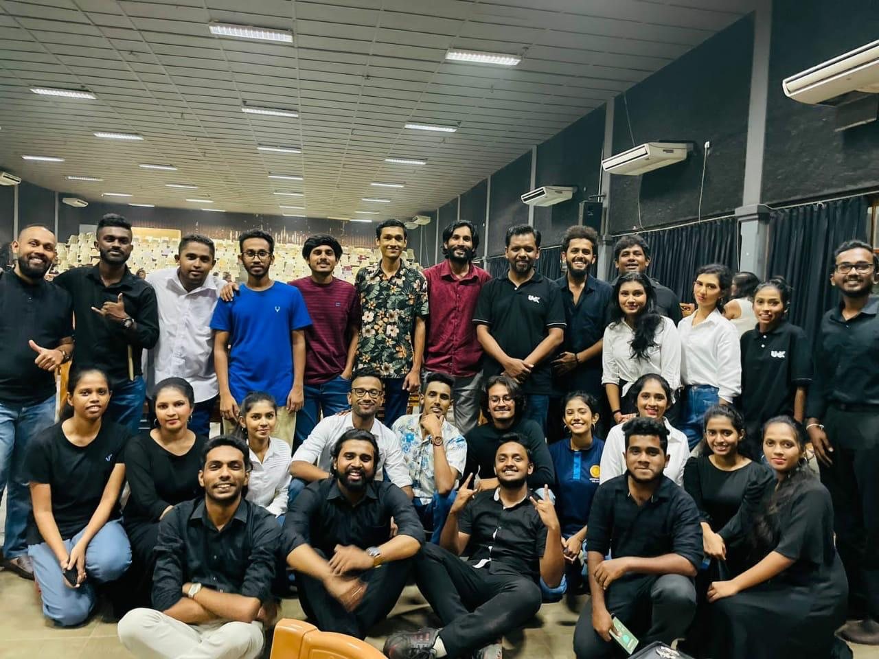 Performance crew after the show